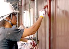 12.雨樋・鉄部・木部の下地調整・塗替え